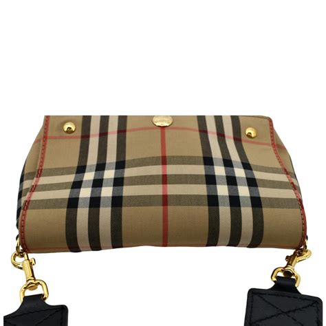 burberry beige check hackberry bag